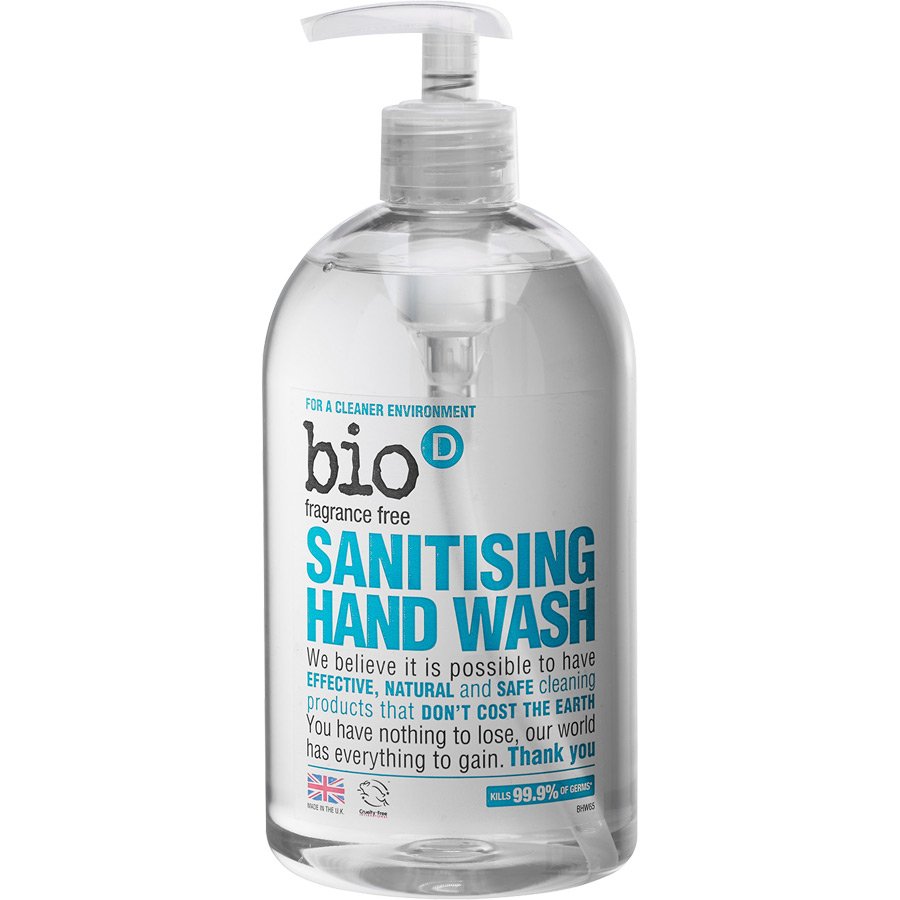 Sanitising Hand Wash Fragrance Free 500ml