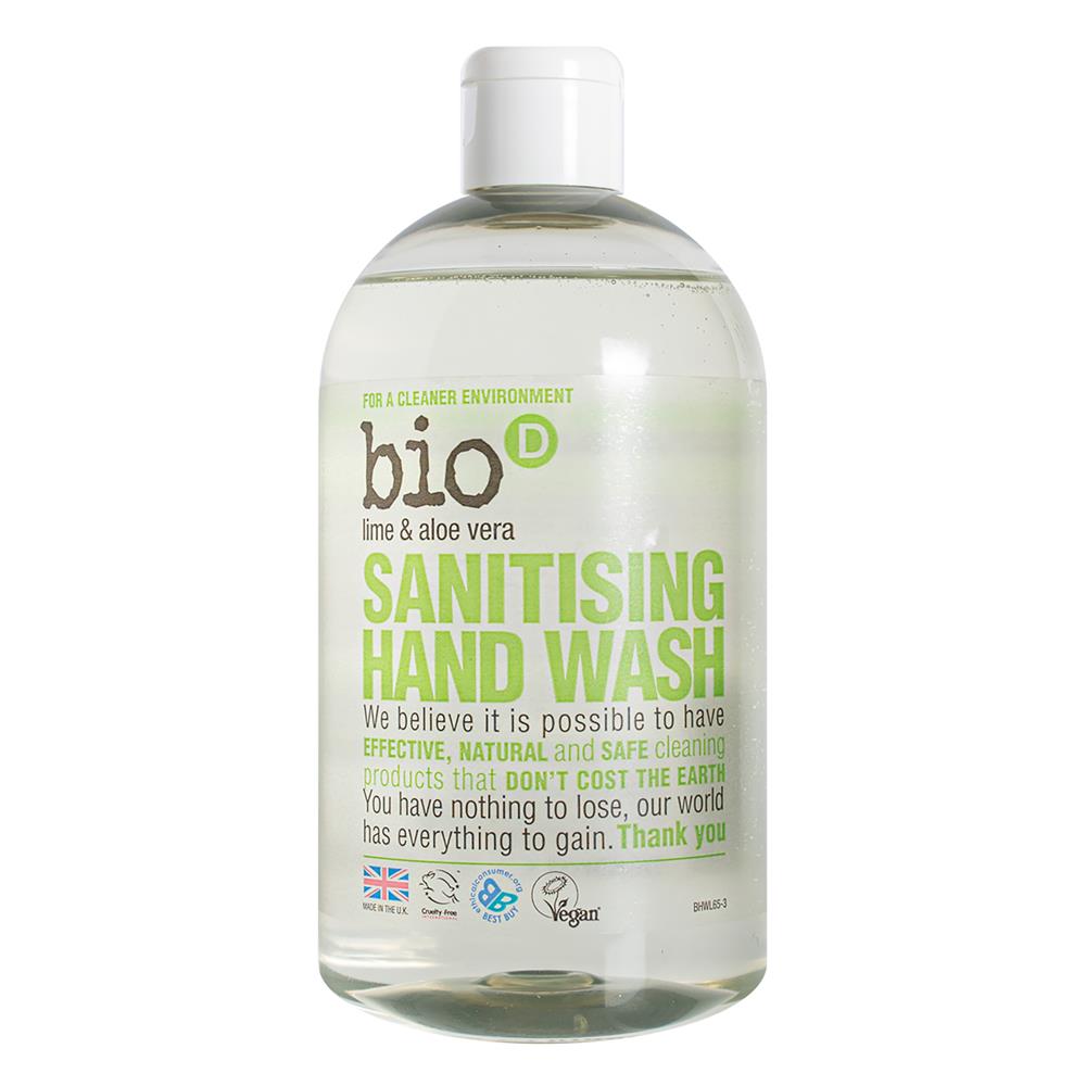 Sanitising Lime and Aloe Vera Hand Wash 500ml