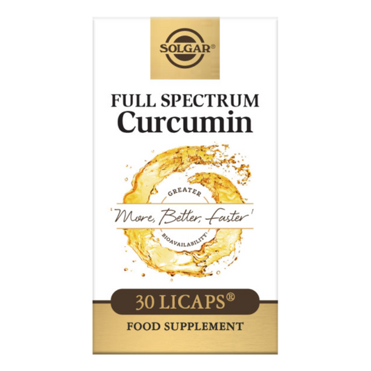 Solgar® Full Spectrum Curcumin Capsules - Pack of 30