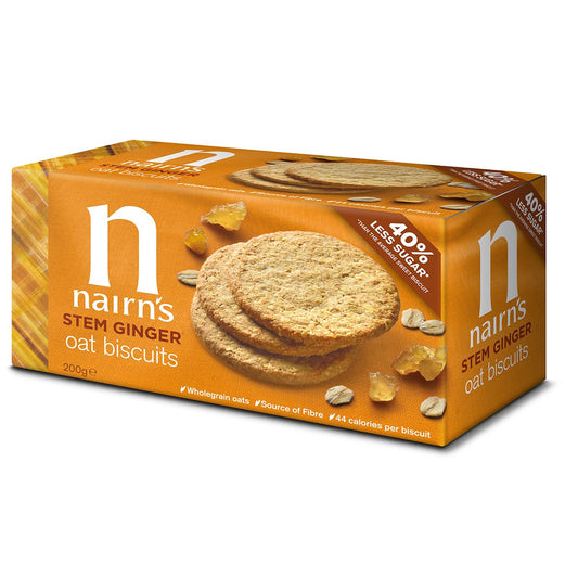 Stem Ginger Oat Biscuits 200g