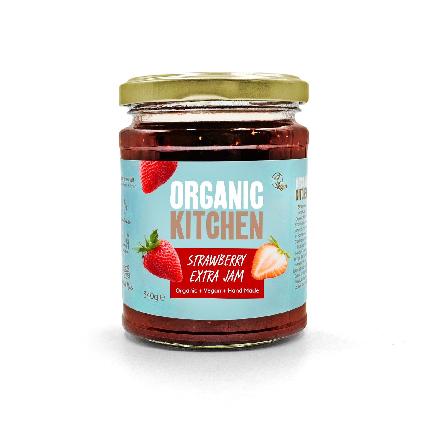 Organic Strawberry Extra Jam 340g