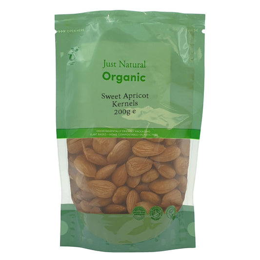 Sweet Organic Apricot Kernels 200g