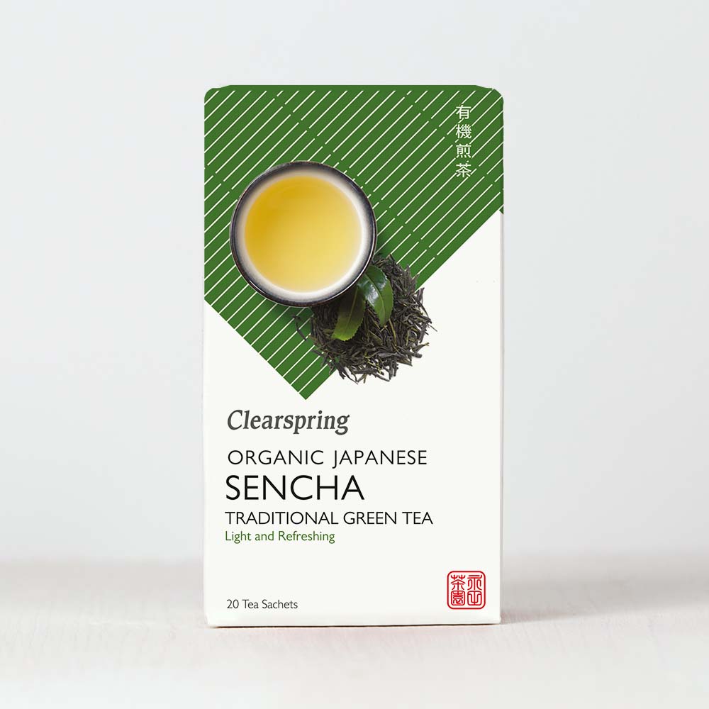 Organic Japanese Sencha Green Tea - 20 Tea Sachets