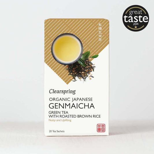 Organic Japanese Genmaicha - 20 Tea Sachets (4 Pack)