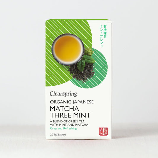 Organic Japanese Matcha Three Mint - 20 Tea Sachets