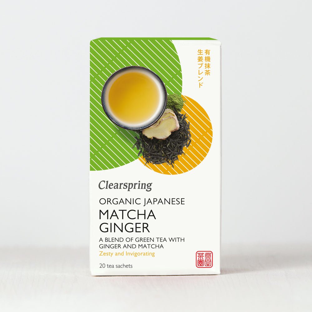 Organic Japanese Matcha Ginger - 20 Tea Sachets