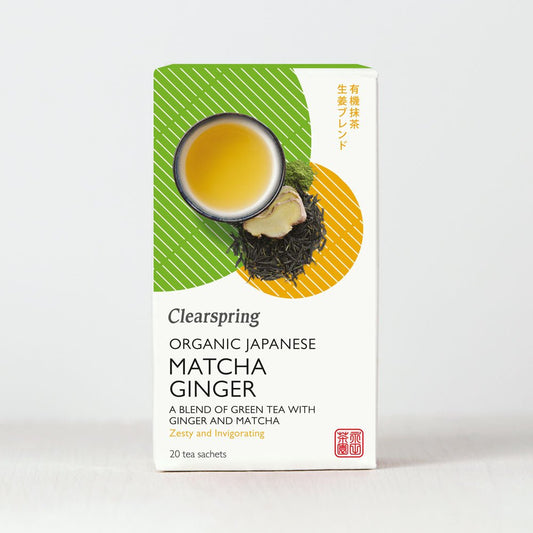 Organic Japanese Matcha Ginger - 20 Tea Sachets