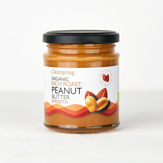 Organic Rich Roast Peanut Butter - Smooth (6 Pack)