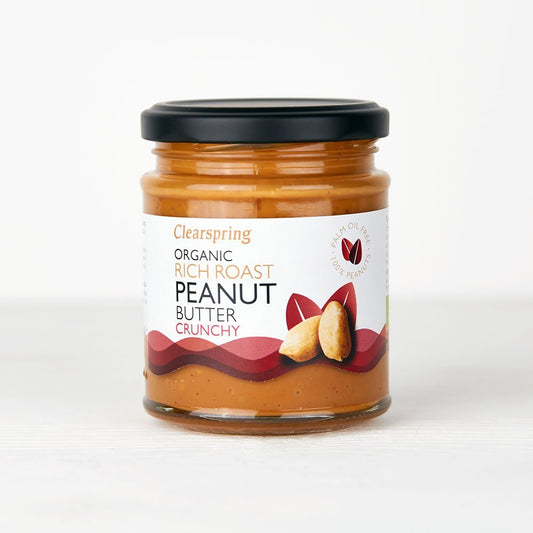 Organic Rich Roast Peanut Butter - Crunchy (6 Pack)