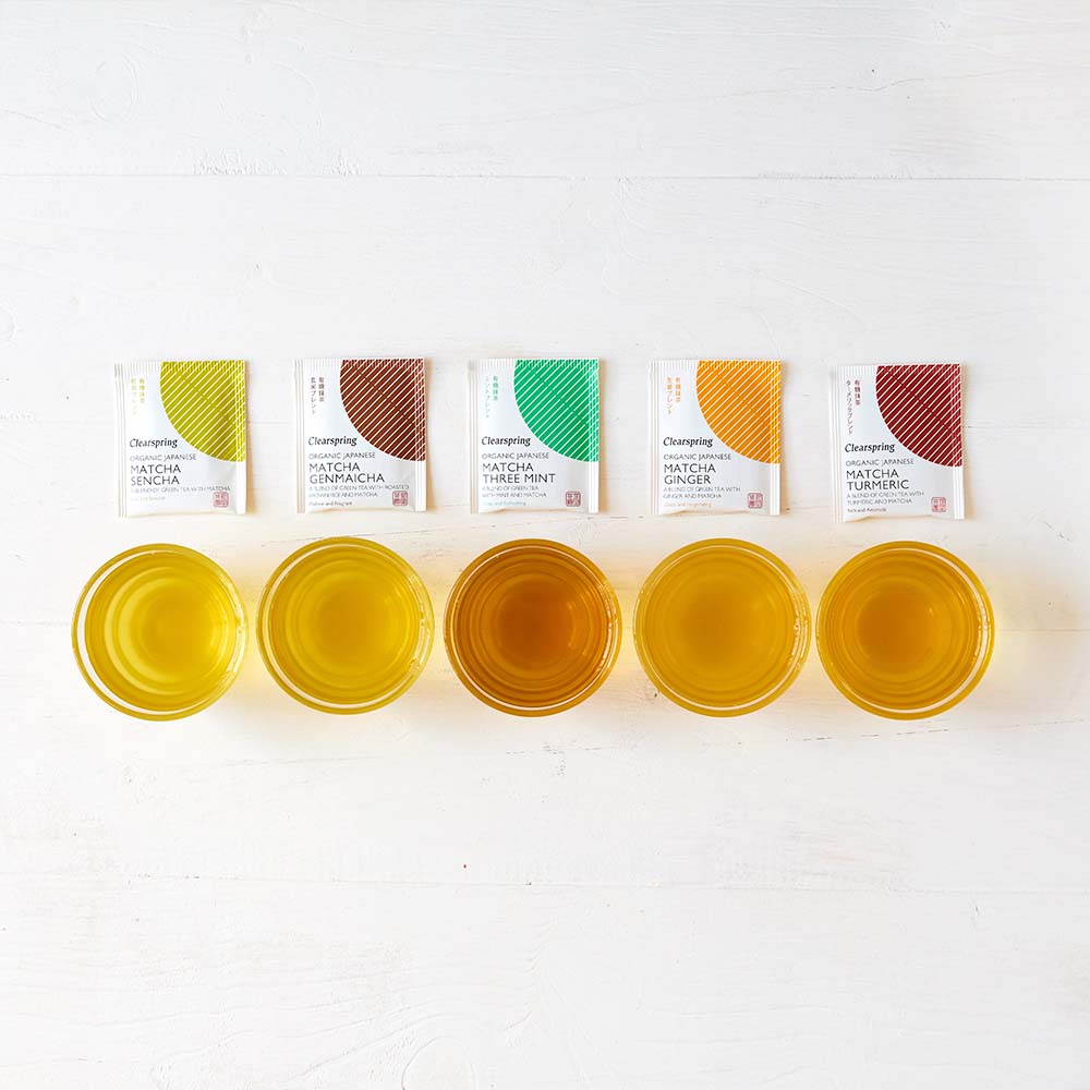 Organic Japanese Tea Selection - 5 Sachets