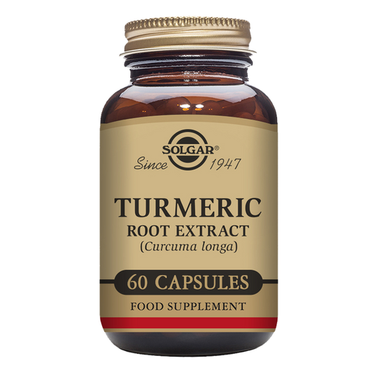 Turmeric Root Extract Vegetable Capsules - Pack of 60