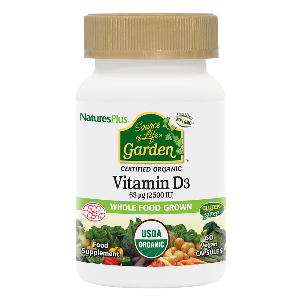 Source of Life Garden Vitamin D3 Capsules