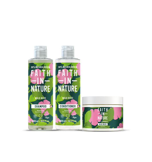 Wild Rose Hair Care Bundle - For Normal Hair