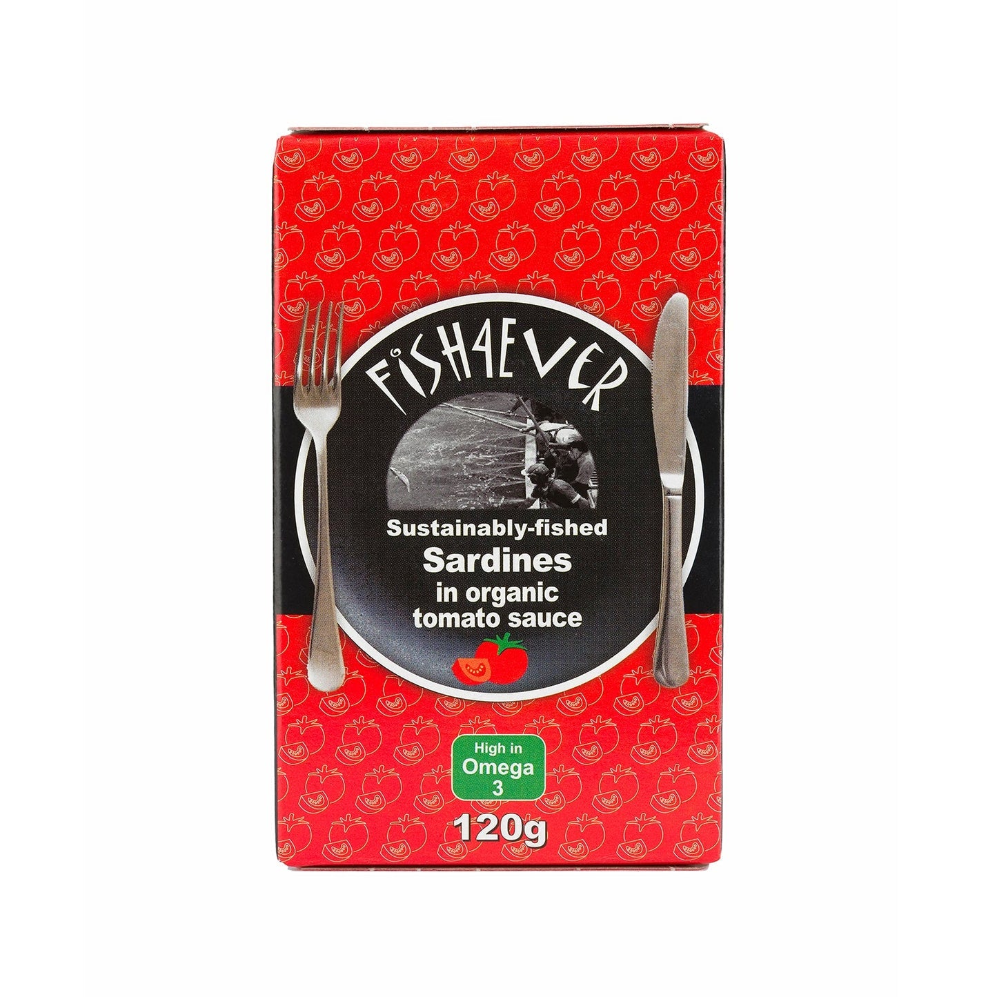 Whole Sardines in Organic Tomato Sauce 120g