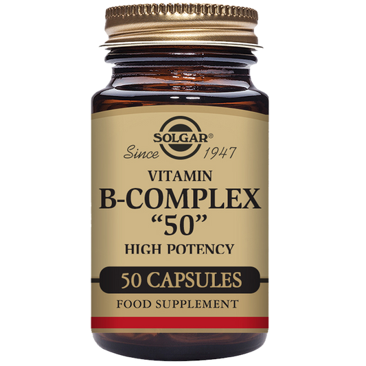 Vitamin B-Complex ''50'' High Potency Vegetable Capsules