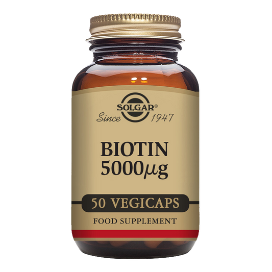 Biotin 5000 mcg Vegetable Capsules