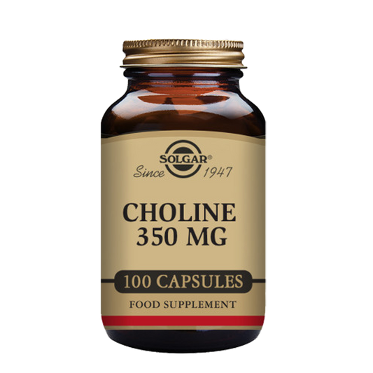 Choline 350 mg Vegetable Capsules - Pack of 100