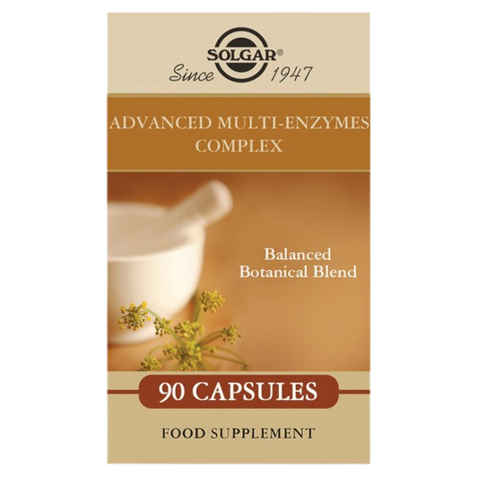 Advanced Multi-Enzyme Complex Vegetable Capsules - Pack of 90