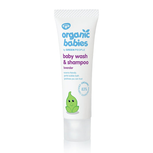 Organic Babies Baby Wash & Shampoo - Lavender 30ml Exclusive Offer