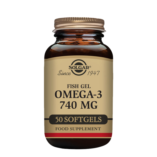 Fish Gel Omega-3 740 mg Softgels - Pack of 50