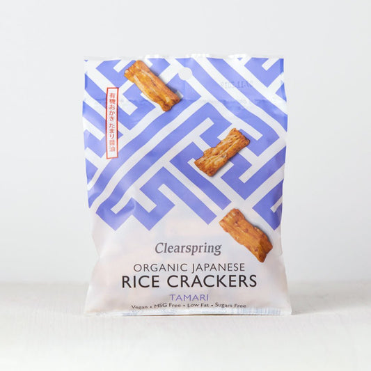 Organic Japanese Rice Crackers - Tamari (12 Pack)