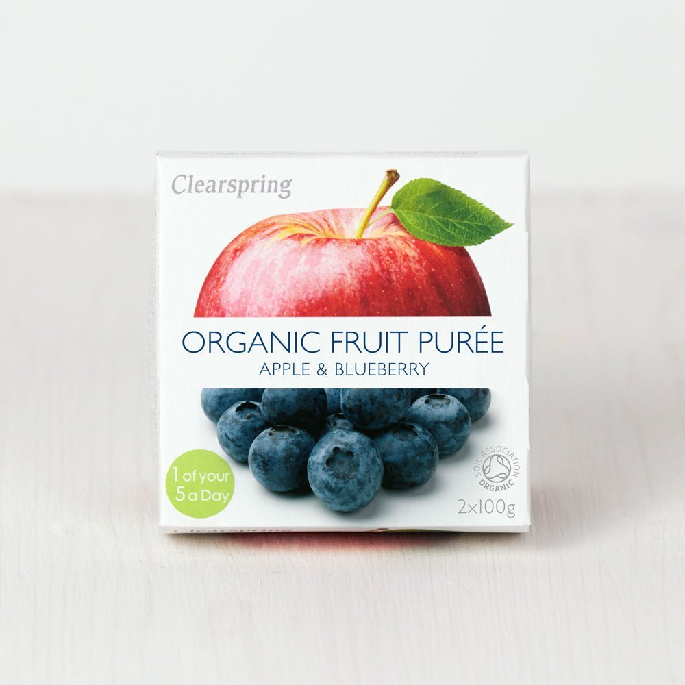 Organic Fruit Purée - Apple & Blueberry (12 Pack)