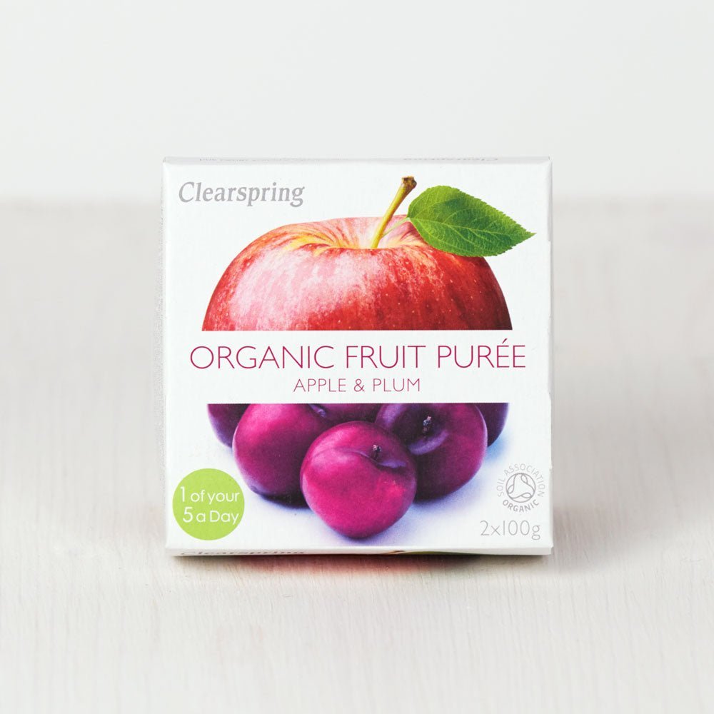 Organic Fruit Purée - Apple & Plum (12 Pack)