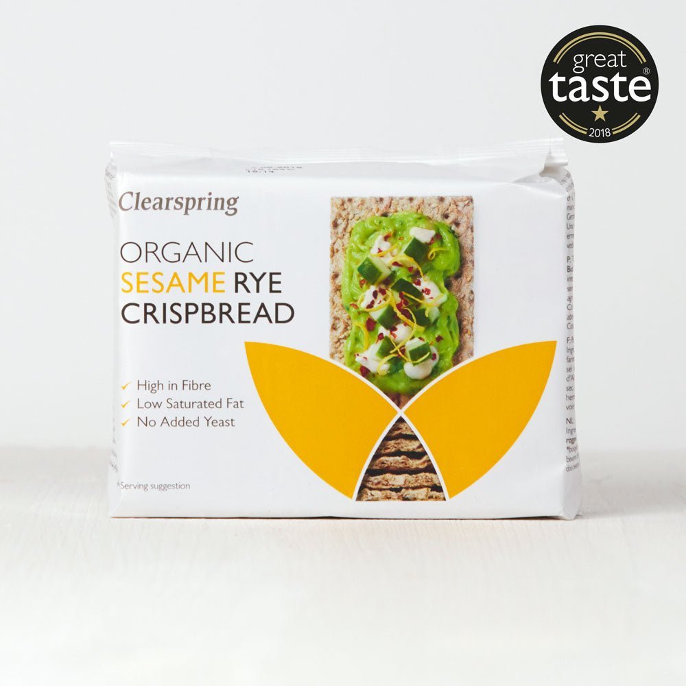 Organic Rye Crispbread - Sesame (10 Pack)