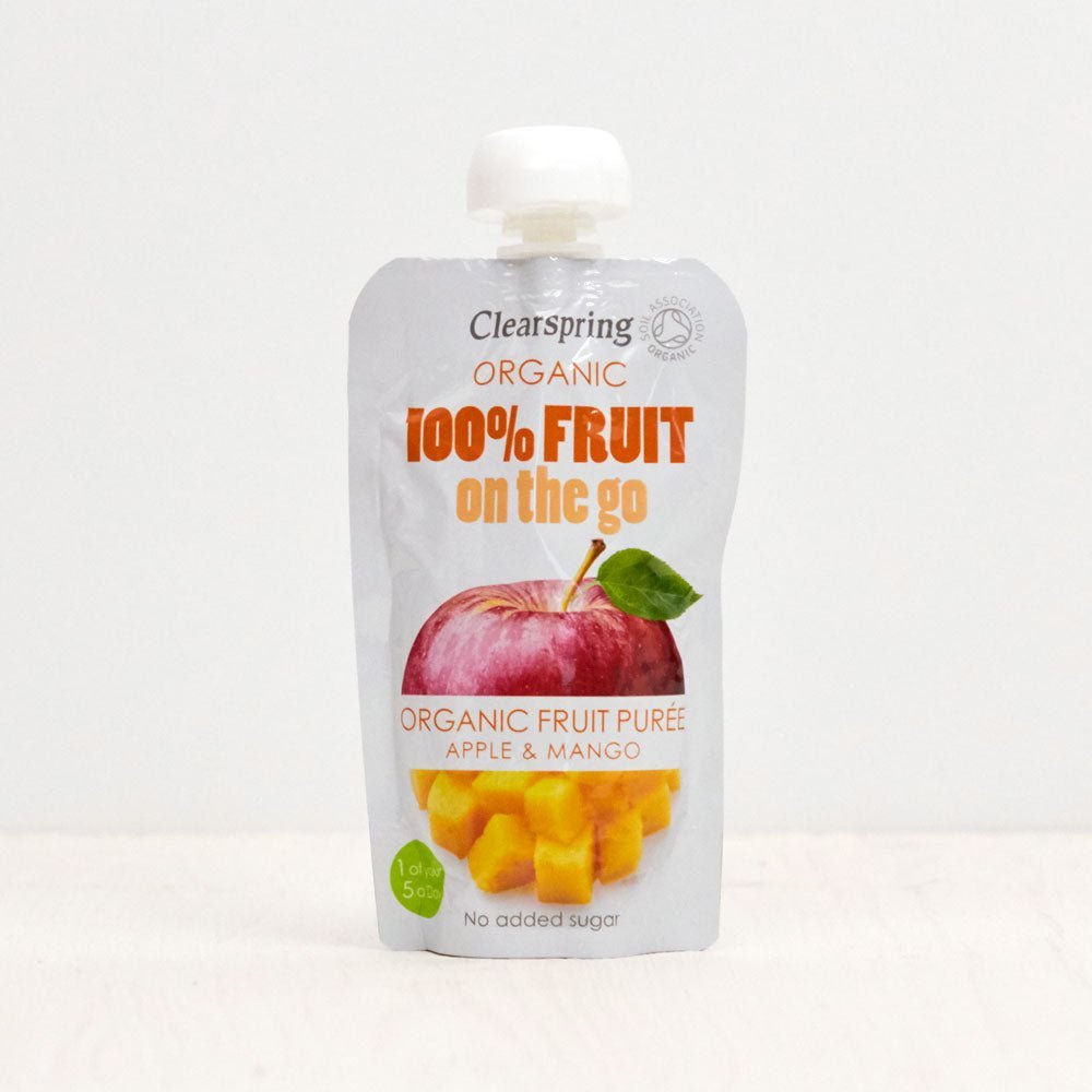 Organic 100% Fruit on the Go - Apple & Mango Purée (8 Pack)