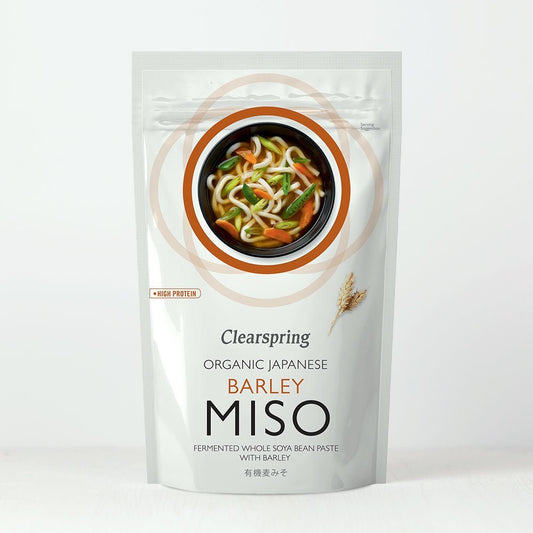 Organic Japanese Barley Miso Paste - Pasteurised (6 Pack)