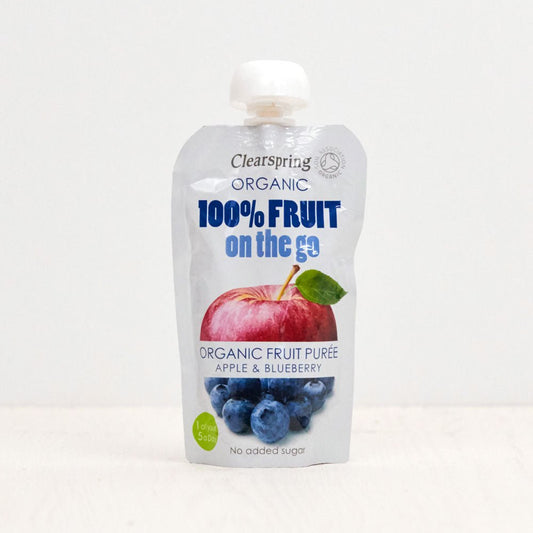 Organic 100% Fruit on the Go - Apple & Blueberry Purée