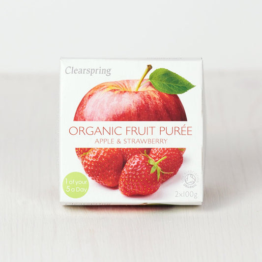 Organic Fruit Purée - Apple & Strawberry