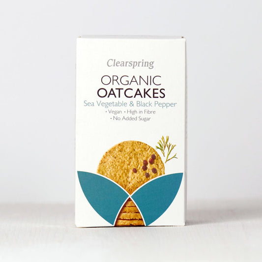 Organic Oatcakes - Sea Vegetable & Black Pepper