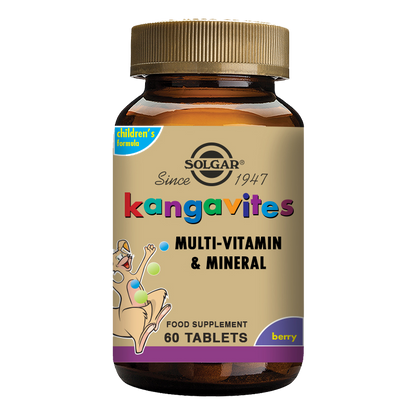 Kangavites Bouncing Berry Complete (3+) Multivitamin and Mineral Formula Chewable Tablets