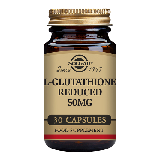 L-Glutathione Reduced 50 mg Vegetable Capsules - Pack of 30