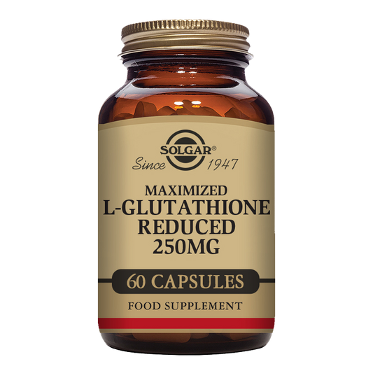 Maximised L-Glutathione Reduced 250 mg Vegetable Capsules - Pack of 60