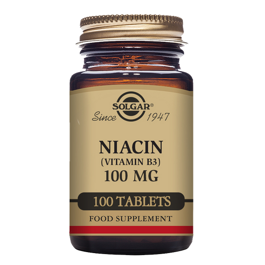 Niacin (Vitamin B3) 100 mg Tablets - Pack of 100