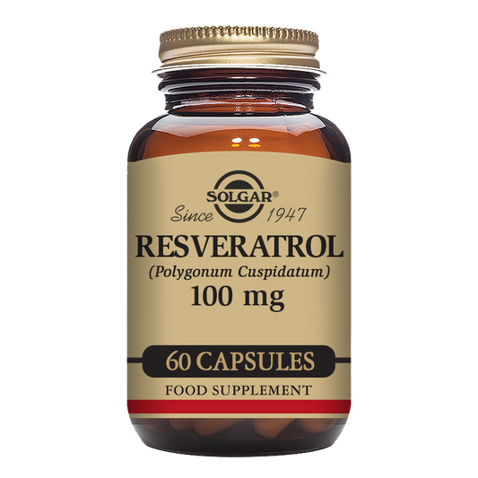 Resveratrol 100 mg Vegetable Capsules - Pack of 60