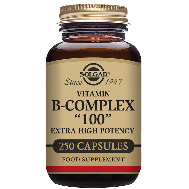 Vitamin B-Complex "100" Extra High Potency Vegetable Capsules